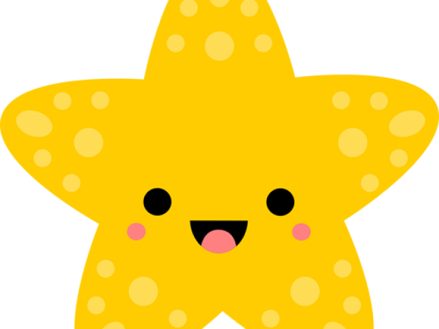 Cutestarfish Clipart (640x480), Png Download