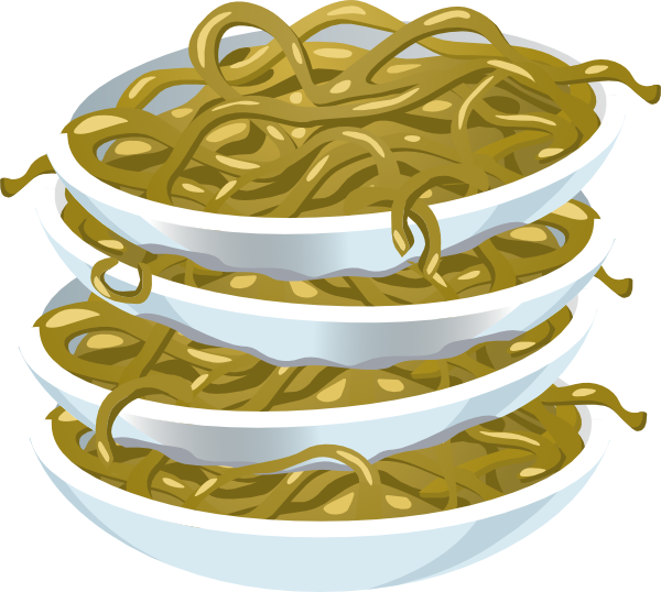 How To Set Use Fried Noodles Clipart (600x538), Png Download