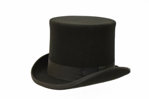 Top Hat Transparent Image - Black Top Hat (500x333), Png Download