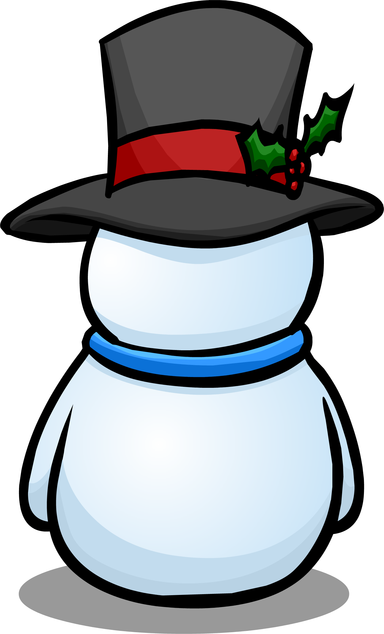 Image Top Hat Sprite Png Club Penguin - Wiki (1495x2467), Png Download