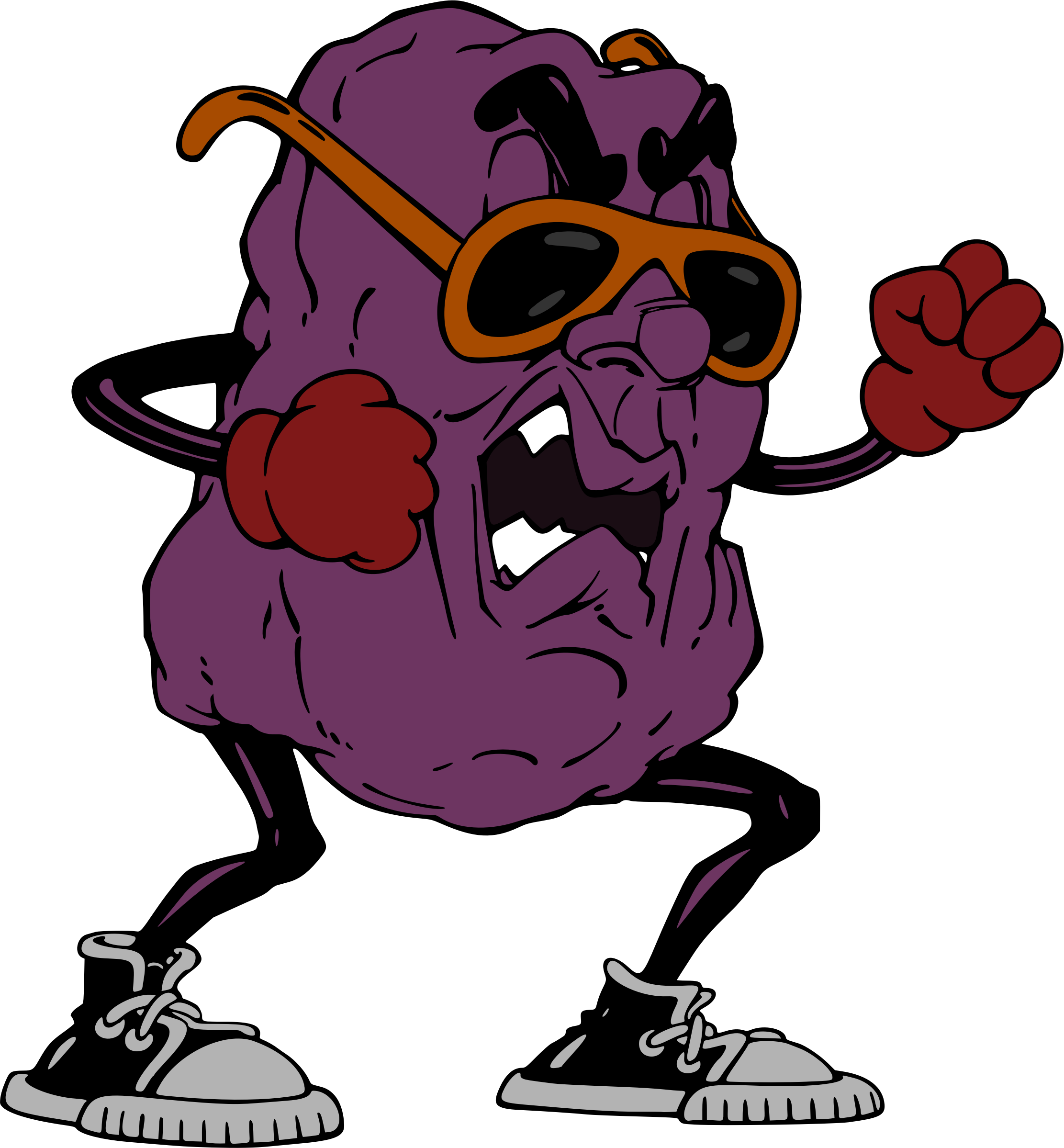 This Free Icons Png Design Of Angry Raisin (2223x2398), Png Download
