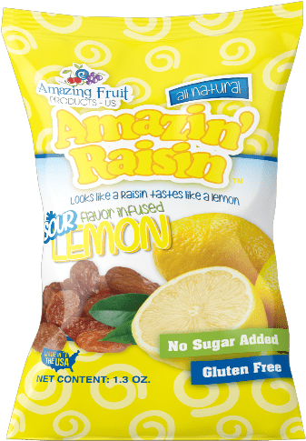 Amazin' Raisin Lemon - Lemon (600x600), Png Download
