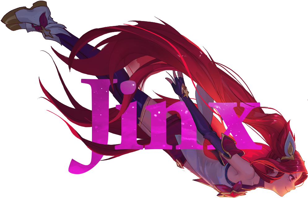 Star Guardian Promo Jinx - Game Lol Star Guardian Magical Girl Jinx Cosplay Costume (1166x938), Png Download