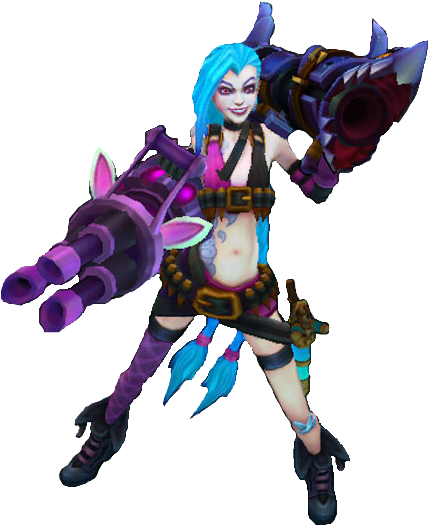 Jinx Png Free Download - Jinx Lol (460x580), Png Download
