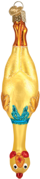 Rubber Chicken Ornament - Christmas Day (387x387), Png Download