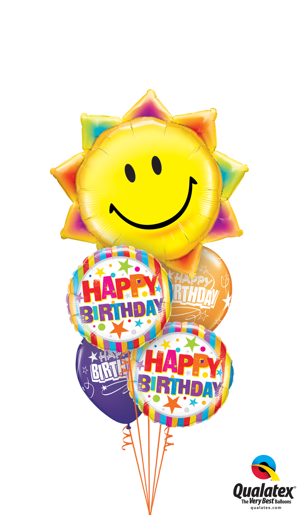 Send Happy Birthday Balloons London - Birthday Balloon Gift Pack By Post (1050x1800), Png Download
