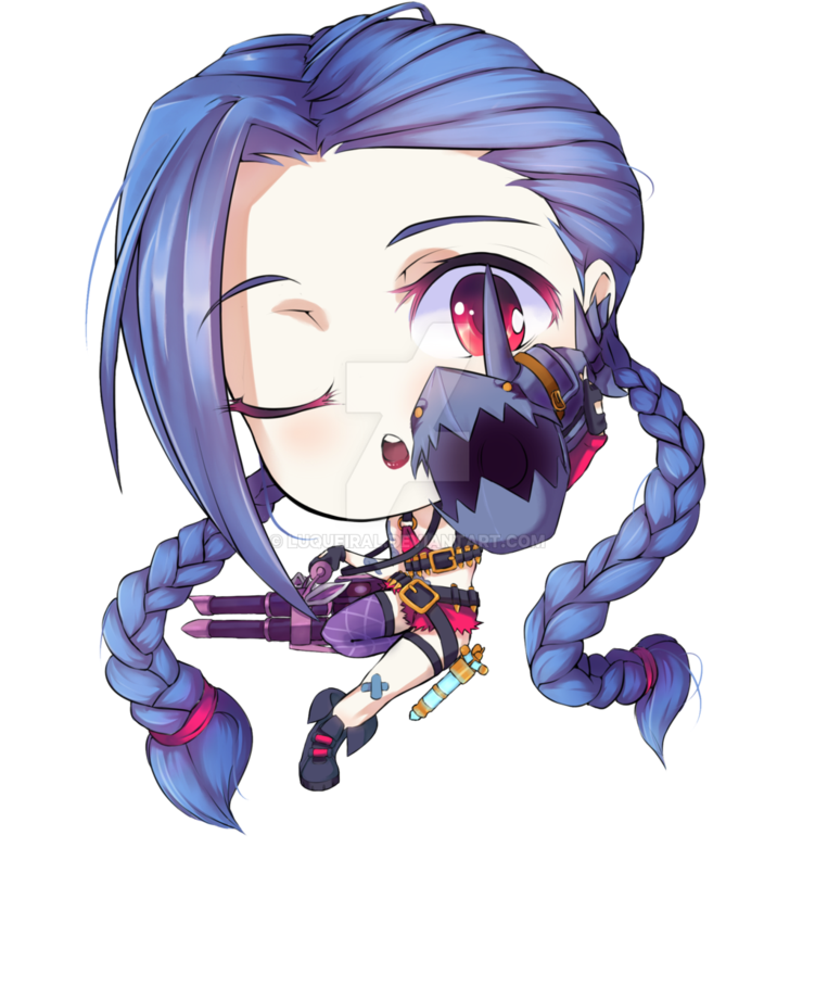 Rocket Transparent Jinx - Jinx Kawaii Lol Png (750x1064), Png Download