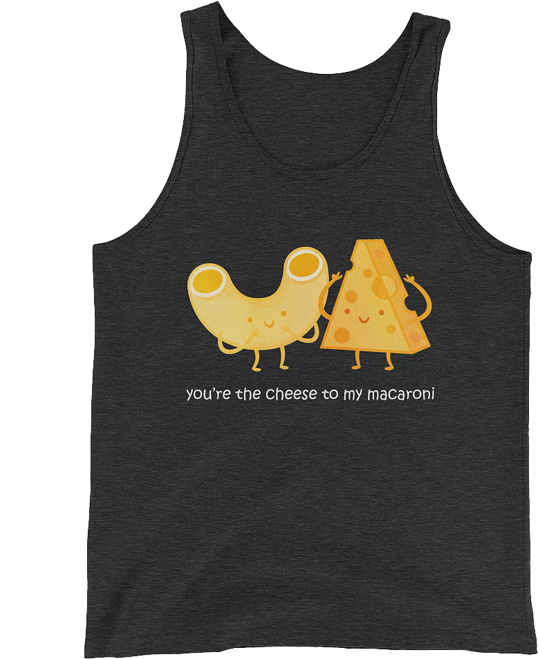 Mac N Cheese Love Party Tank - Kraft Macaroni And Cheese Drawing (1000x1000), Png Download