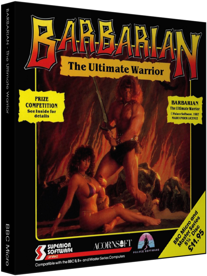 The Ultimate Warrior - Barbarian The Ultimate Warrior C64 Cover (730x1020), Png Download