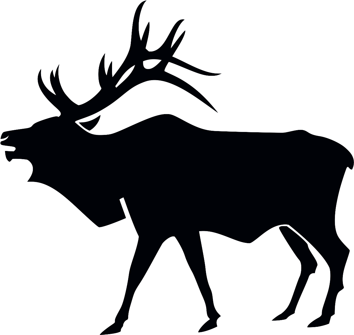 Illegal - Elk Clipart (1237x1195), Png Download