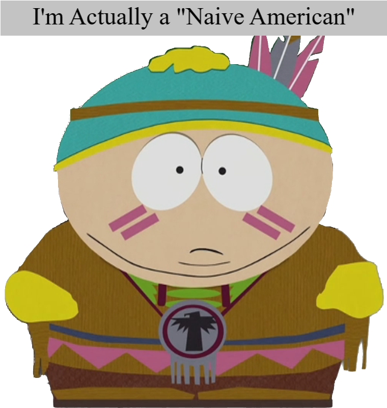 Cartman Tried To Pull An "elizabeth Warren" 20 Years - Cartman Native American (759x808), Png Download