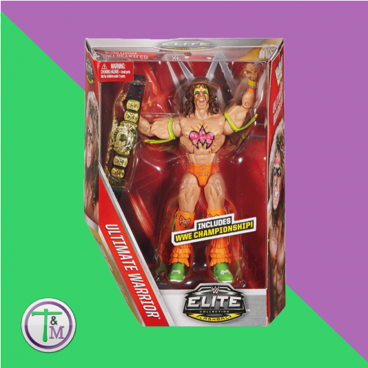 Wwe - Elite Ultimate Warrior Figure (533x800), Png Download