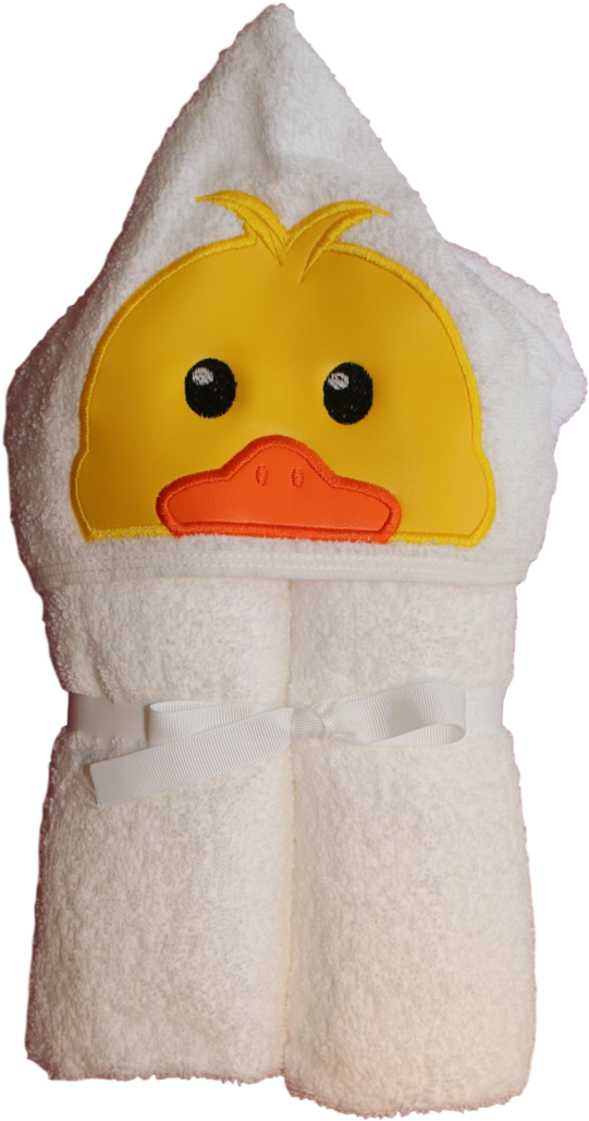 Hooded Bath Towel - Duck (1100x1050), Png Download
