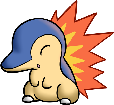 Pokemon Cyndaquil - Pokémon Di Tipo Volo (513x465), Png Download