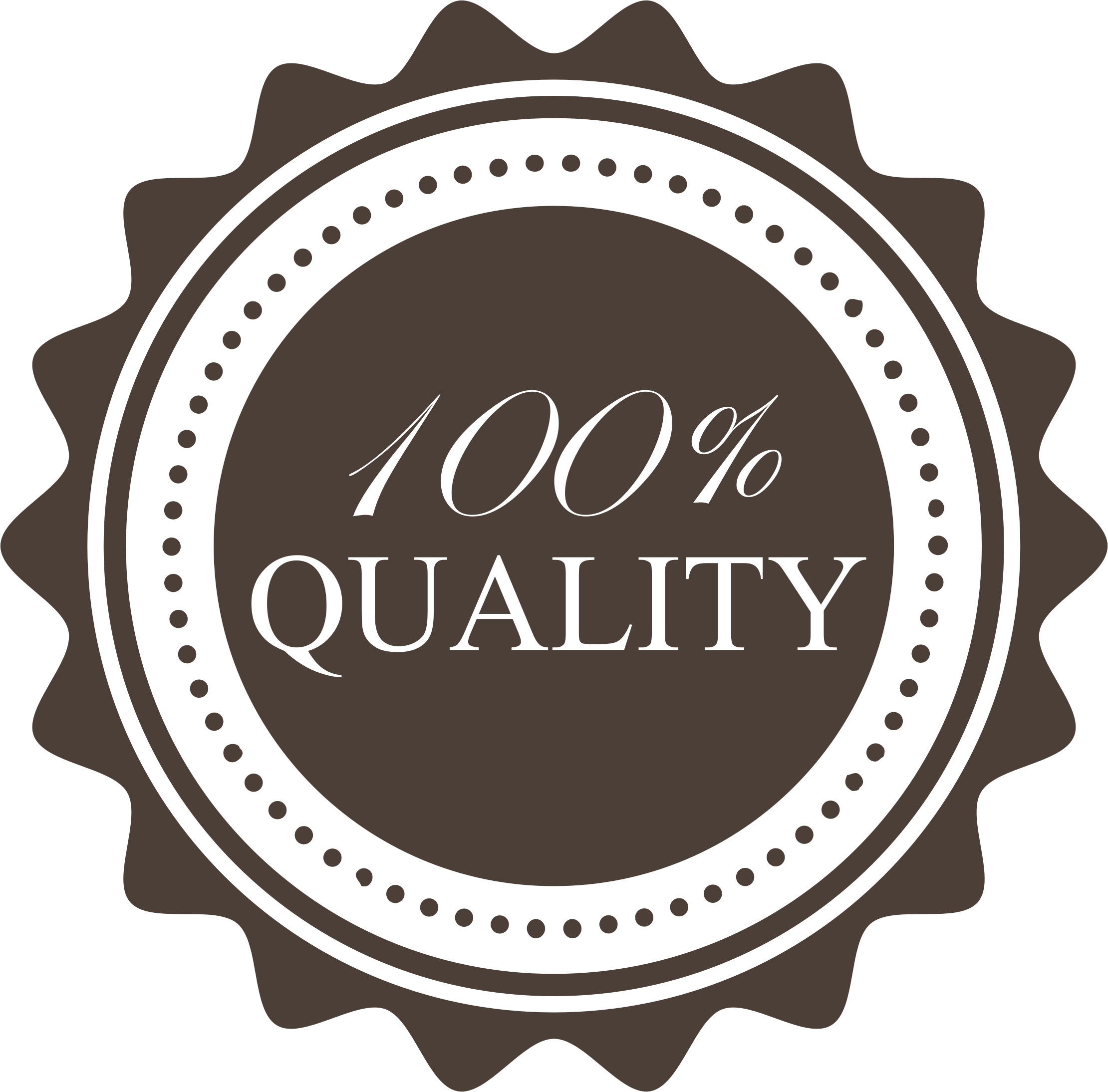 Clipart Eco Label Brown - Label Illustration Png (2220x2188), Png Download