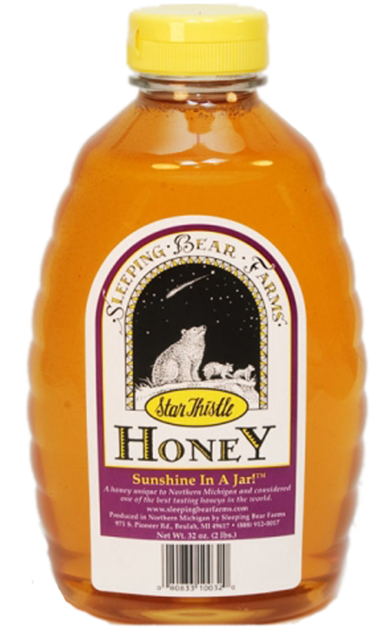 3-pound Honey Jar - Sleeping Bear Farms 100% Pure Raw Honey 1 1/2 Lbs. (1000x1000), Png Download