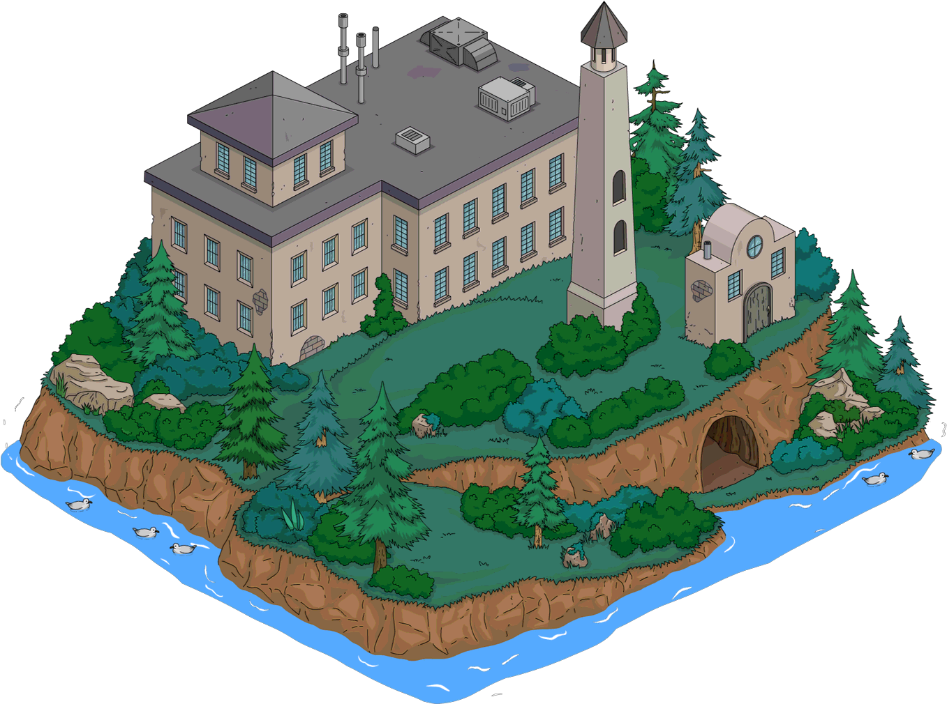 Ronald Reagan Reeducation Center (1392x1012), Png Download