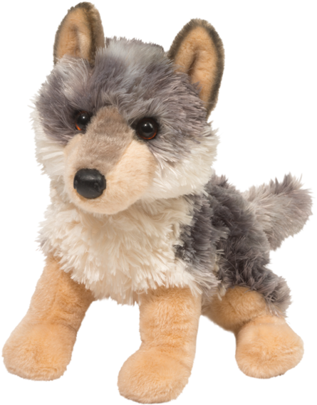 Bright Eyes Wolf - Bright Eyes The Plush Timber Wolf Cub (600x600), Png Download