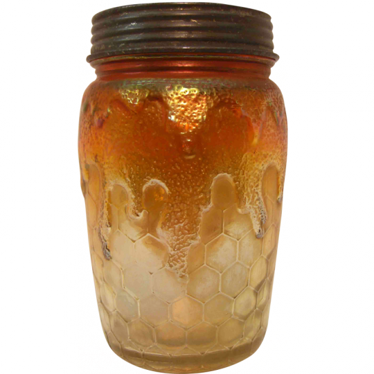 Argentina Argentine Honey Pot Marigold Jar - Glass Bottle (540x540), Png Download
