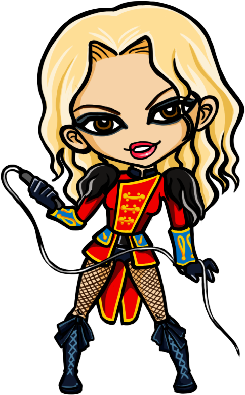 Britney Spears Cartoon Png (780x780), Png Download