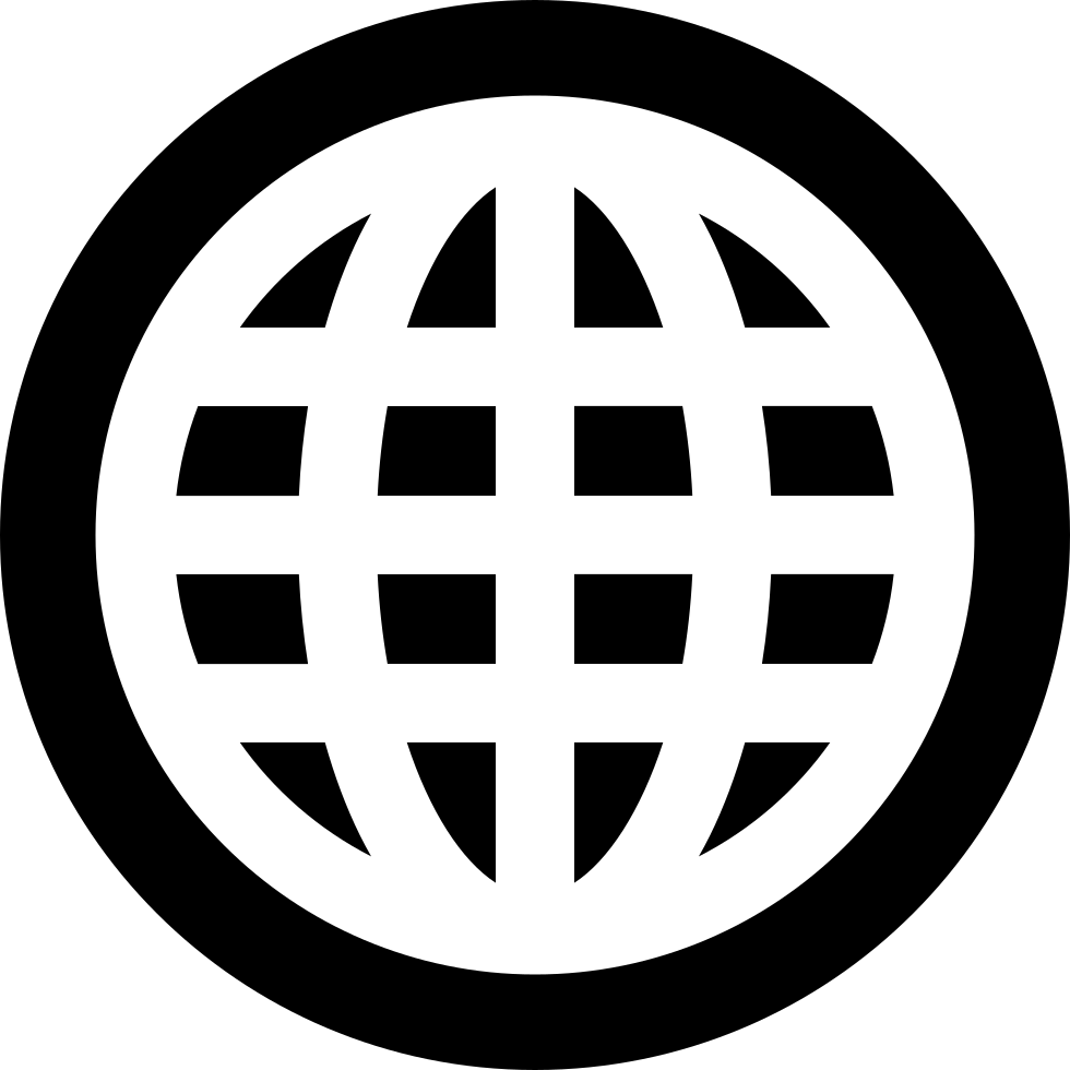 World Wide Web - Png Blanco Icono Web (980x980), Png Download