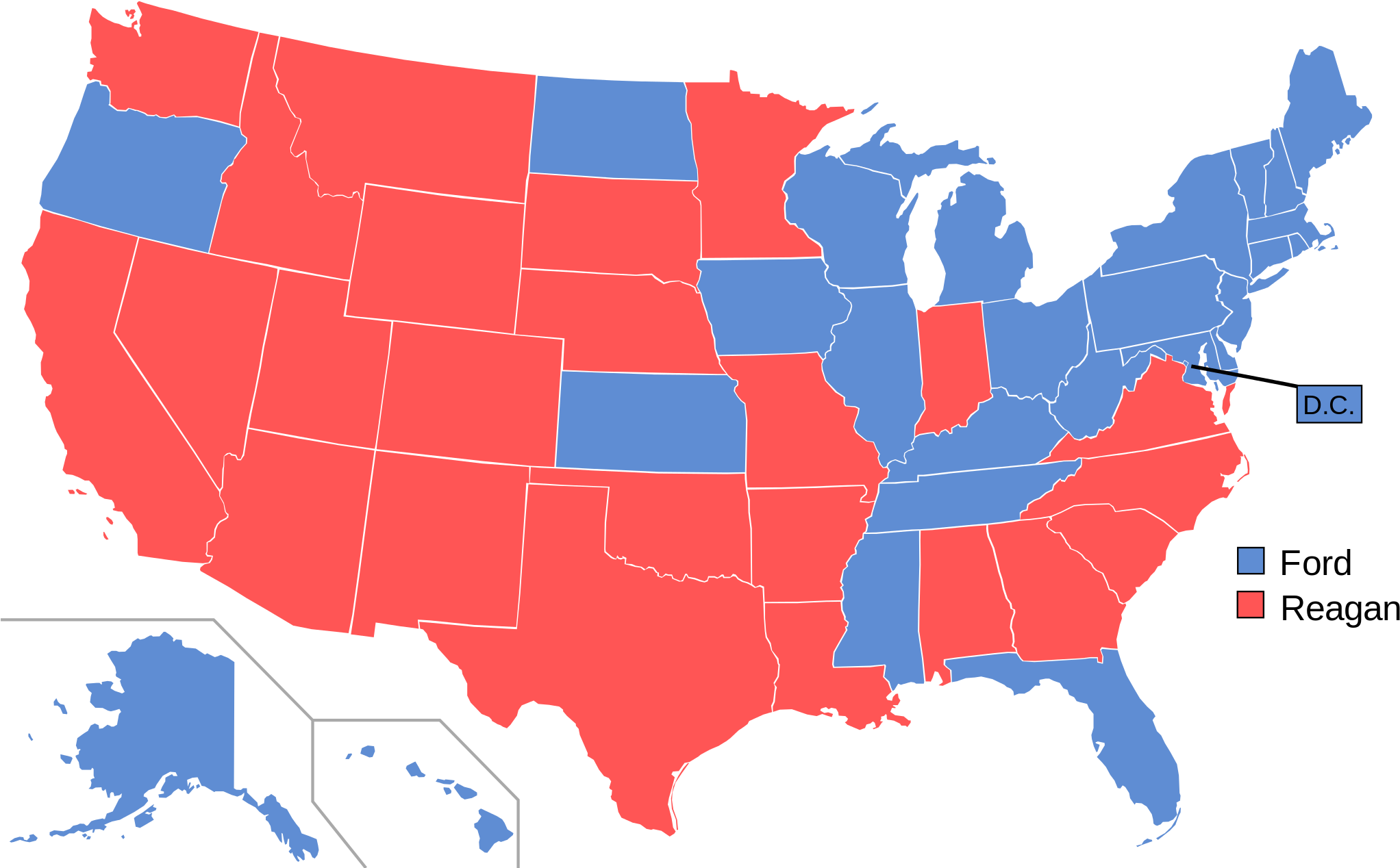 A Candidate Needed 1,130 To Clinch The Nomination - Blue Map Of United States (2202x1280), Png Download