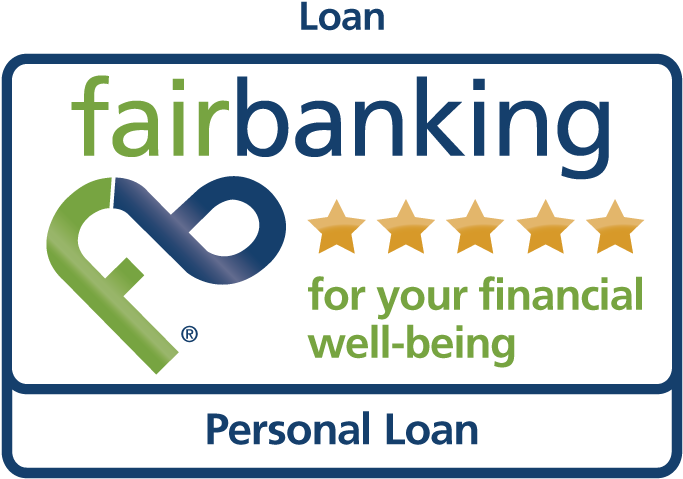 2017â® Fbmark Bluestwos No Button 5 Star - Fair Banking Logo (842x595), Png Download