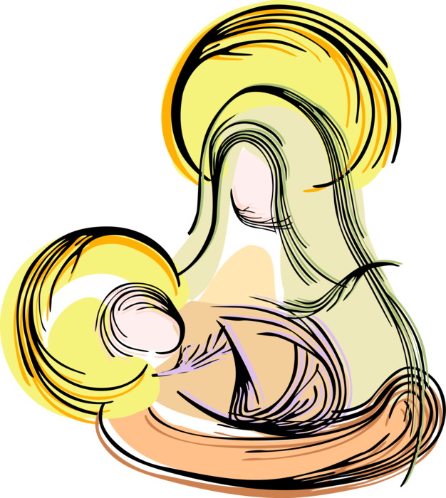 Vector Illustration Of Festive Season Christmas Nativity - Presépio Png (626x700), Png Download
