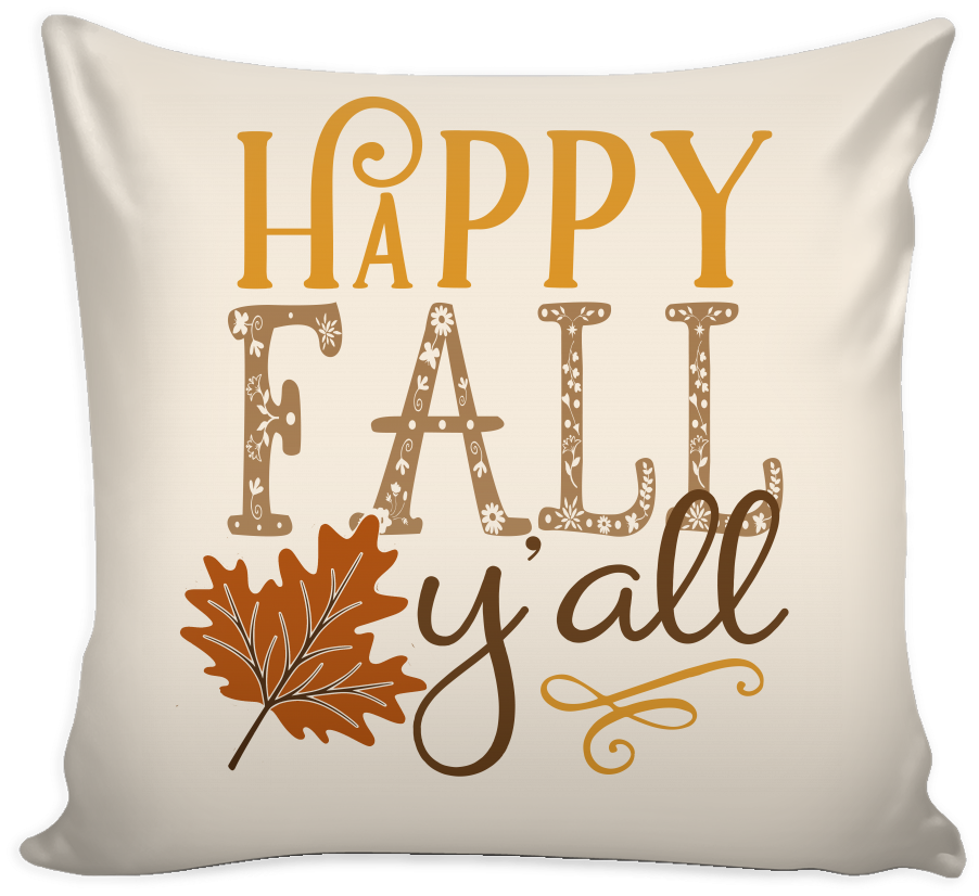 Happy Fall Y'all Pillow Cover - Definition Of A Mom (1024x1024), Png Download