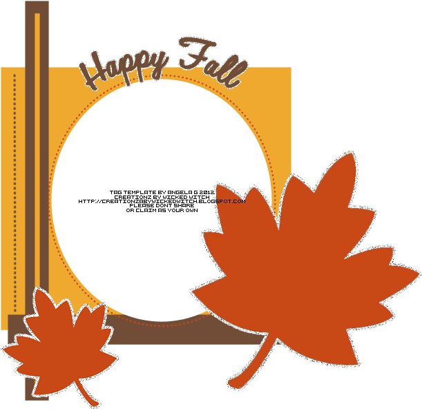 Happy Fall Png - Clip Art (650x615), Png Download