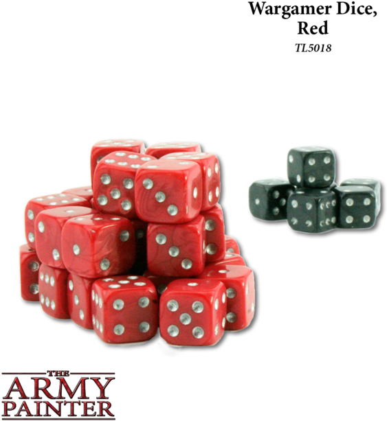 Wargamer Dice, Red - Wargaming Dice - Red (700x700), Png Download
