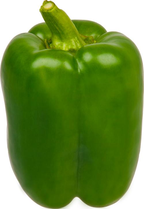 8027304 - Bell Green Peppers (500x725), Png Download