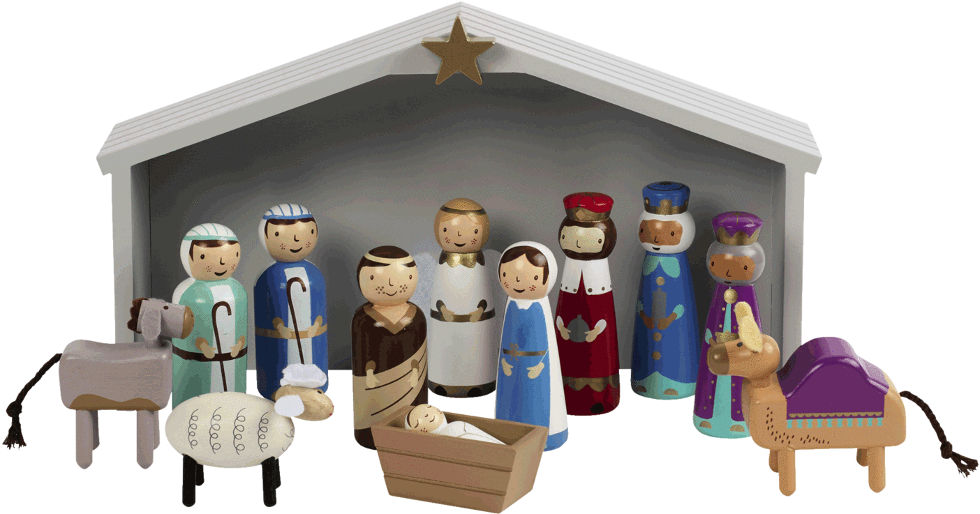 Download Bethlehem Nativity Set Full Size PNG Image PNGkit