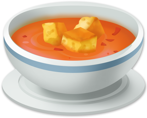 Bell Pepper Soup - Wiki (609x609), Png Download