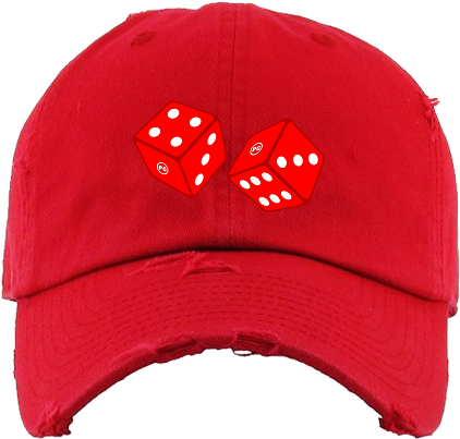 Dice Red Dad Hat - Hat (450x450), Png Download
