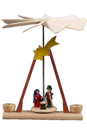 Nativity Scene Mini Pyramid - Alexander Taron Dregeno Nativity Scene Pyramid (480x480), Png Download