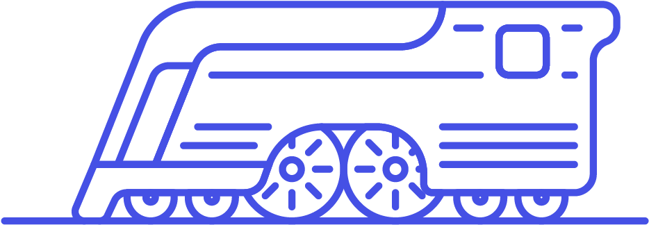 08 Retro Futuristic Train Mercury (1025x1148), Png Download