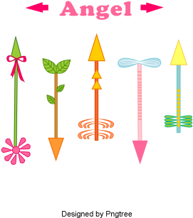 Simple Cartoon Hand Painted Direction Arrow, Concise, - Design (360x360), Png Download