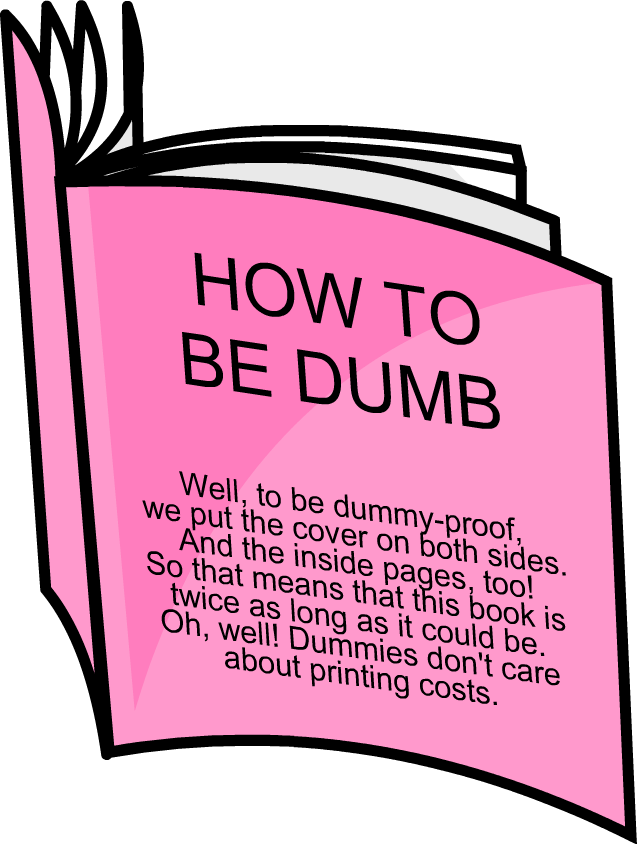 How To Be Dumb - Wiki (637x844), Png Download