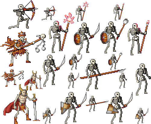 Http - //www - Rpg-palace - - Rpg Maker Skeleton Battler (501x410), Png Download