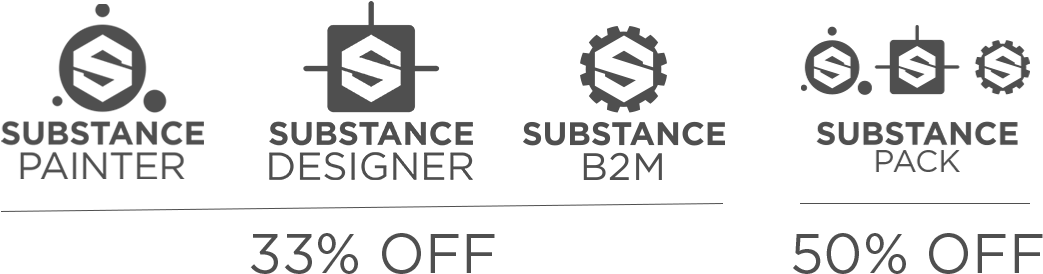 50% Off On The Substance Pack Indie Including Substance - Substance Painter (1195x328), Png Download