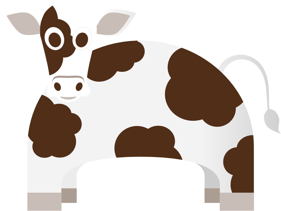 Cow Vector Png - Cattle (999x999), Png Download