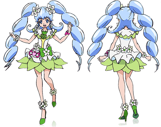 Macadamia Hula Dance Pose - Happiness Charge Precure Dance (674x434), Png Download