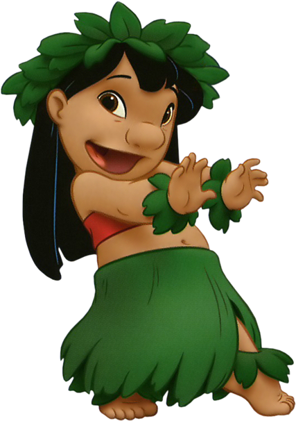 Lilo Pelekai Hula - Lilo Y Stitch Personajes (449x619), Png Download