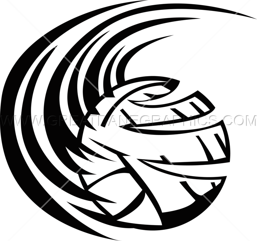 Volleyball Clipart Swoosh - Volleyball Swoosh (825x776), Png Download