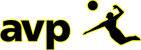 Volleyball Clipart - Avp Volleyball (584x210), Png Download