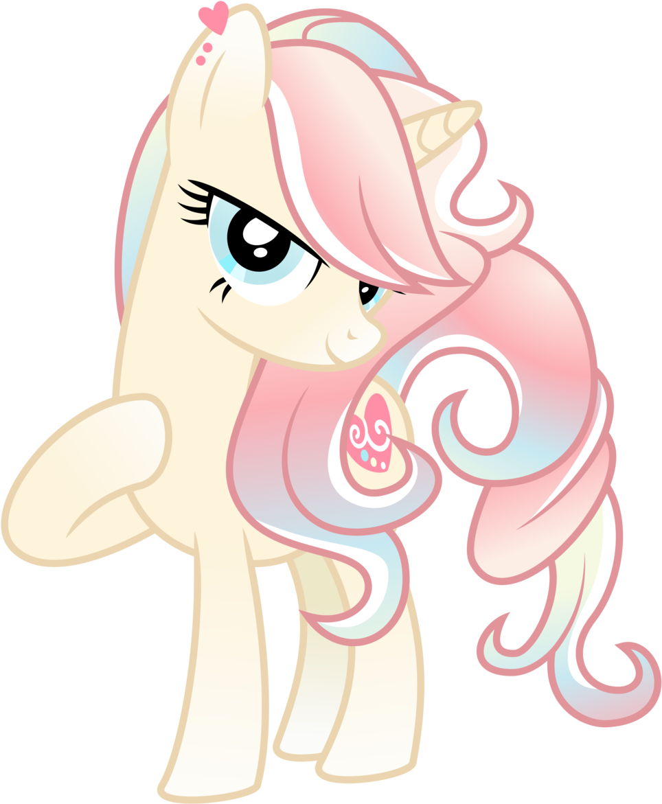 Pastel Heart Sweet - My Little Pony Pastel Oc (1024x1241), Png Download