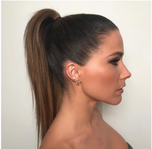 Step By Step - Sophia Bush Ponytail (480x300), Png Download