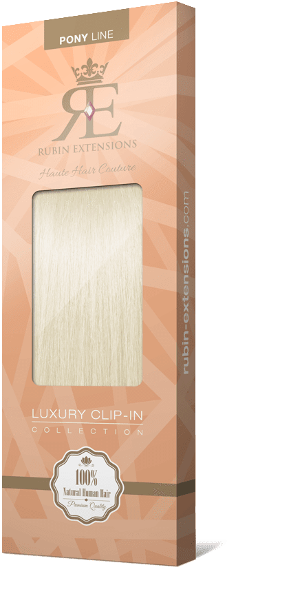 Ponytail Pearl Blond - Artificial Hair Integrations (600x982), Png Download