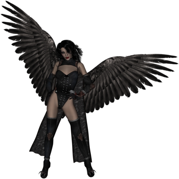 Dark Angel Png (400x398), Png Download